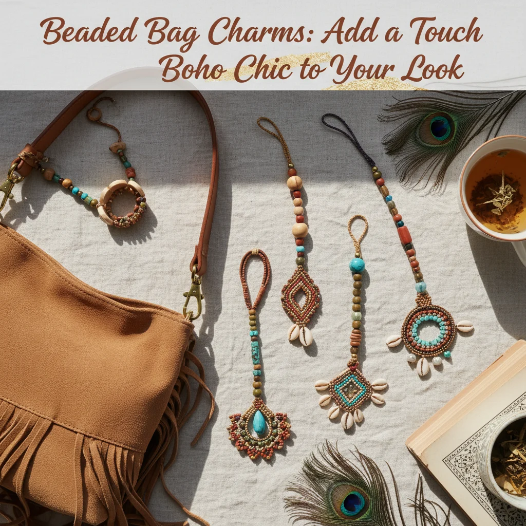 Beaded Bag Charms: Add a Touch of Boho Chic to Your Look