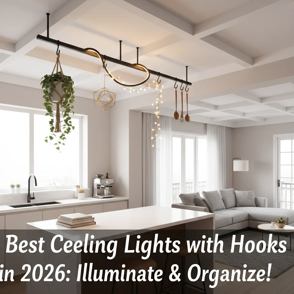 Best Ceiling Lights with Hooks in 2026: Illuminate & Organize!