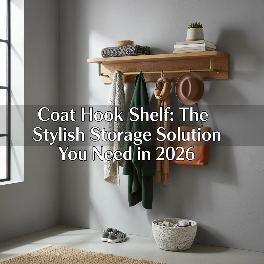 Coat Hook Shelf: The Stylish Storage Solution You Need in 2026