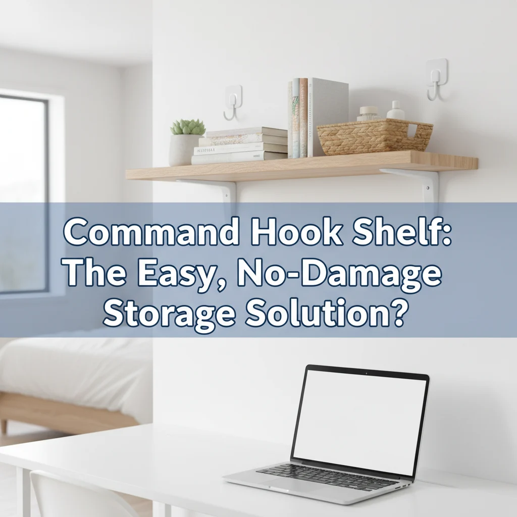 Command Hook Shelf: The Easy, No-Damage Storage Solution?