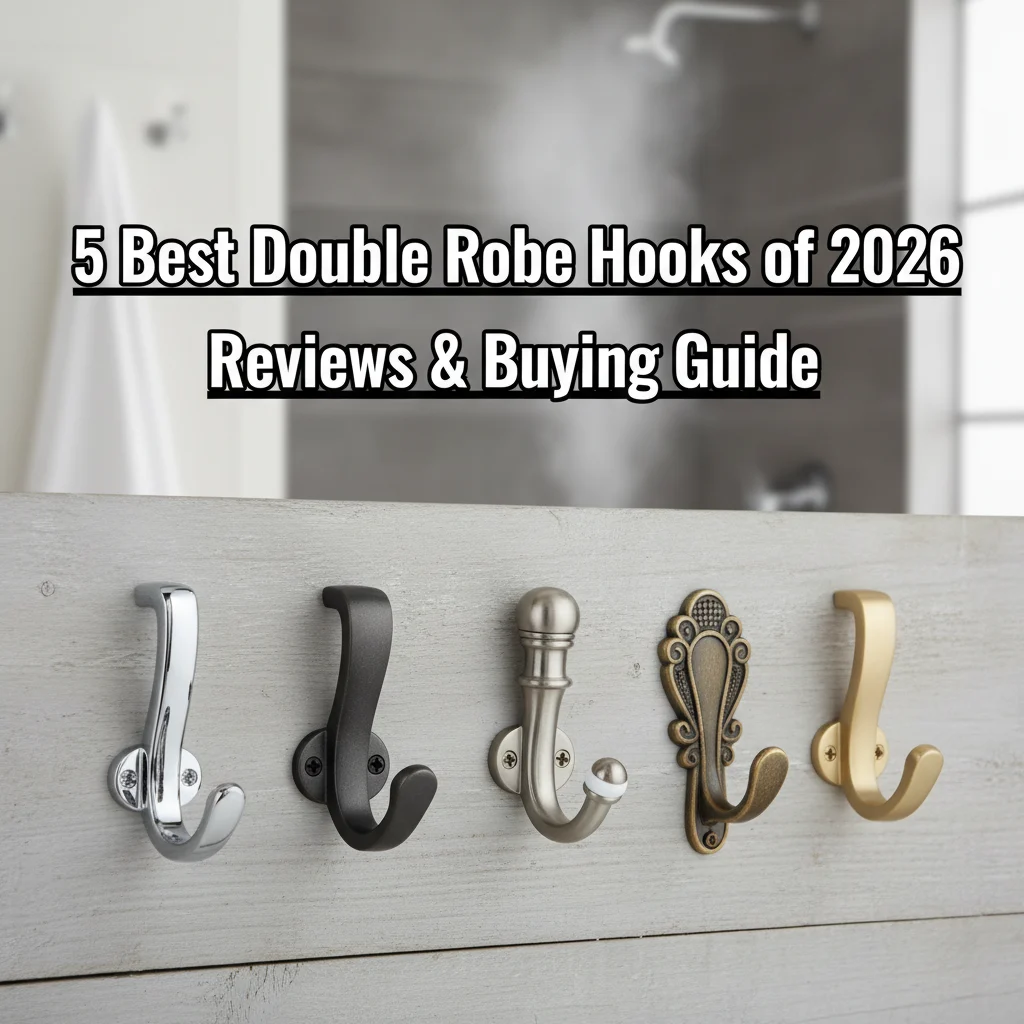 5 Best Double Robe Hooks of 2026: Reviews & Buying Guide