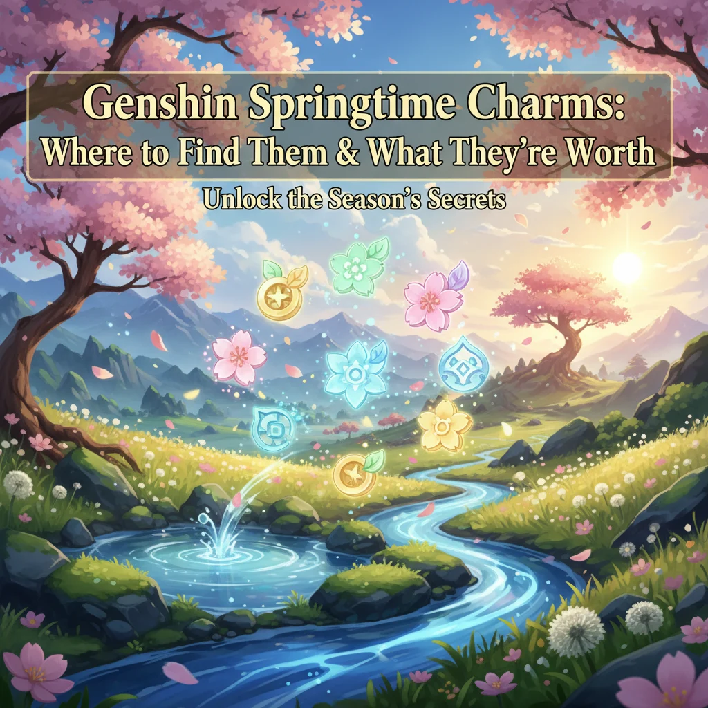 Genshin Springtime Charms: Where to Find Them & What They’re Worth