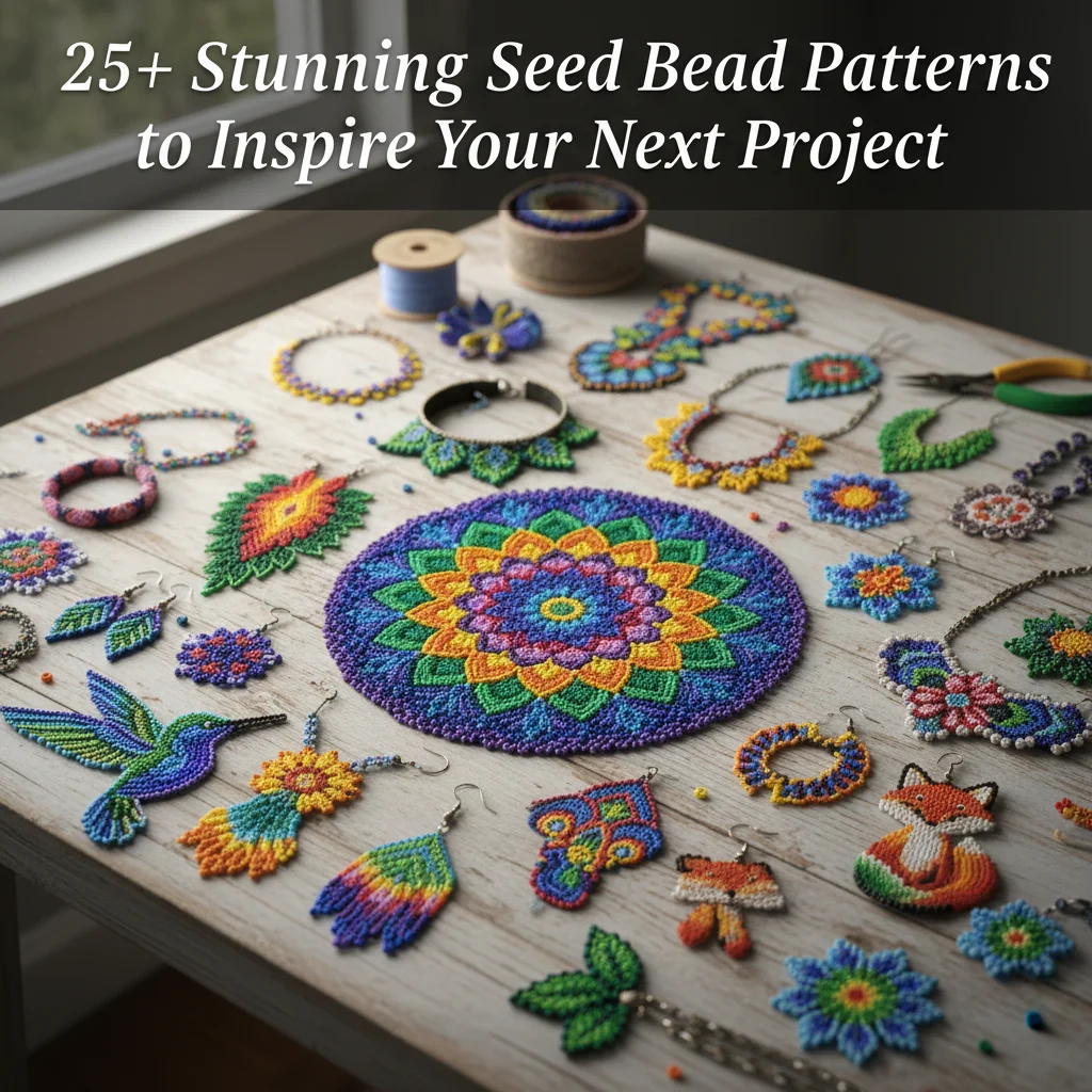 25+ Stunning Seed Bead Patterns to Inspire Your Next Project