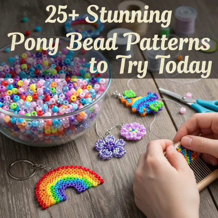 25+ Stunning Pony Bead Patterns to Try Today