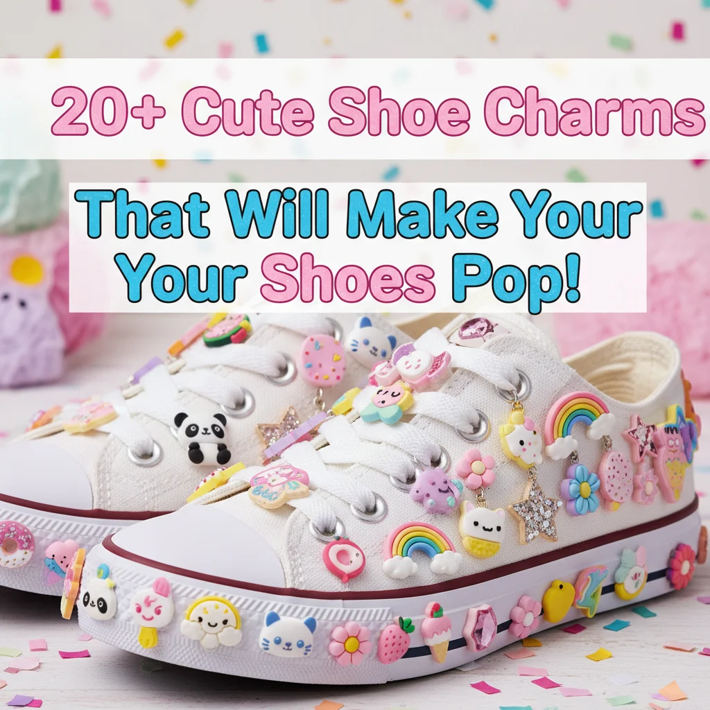 20+ Cute Shoe Charms That Will Make Your Shoes Pop!