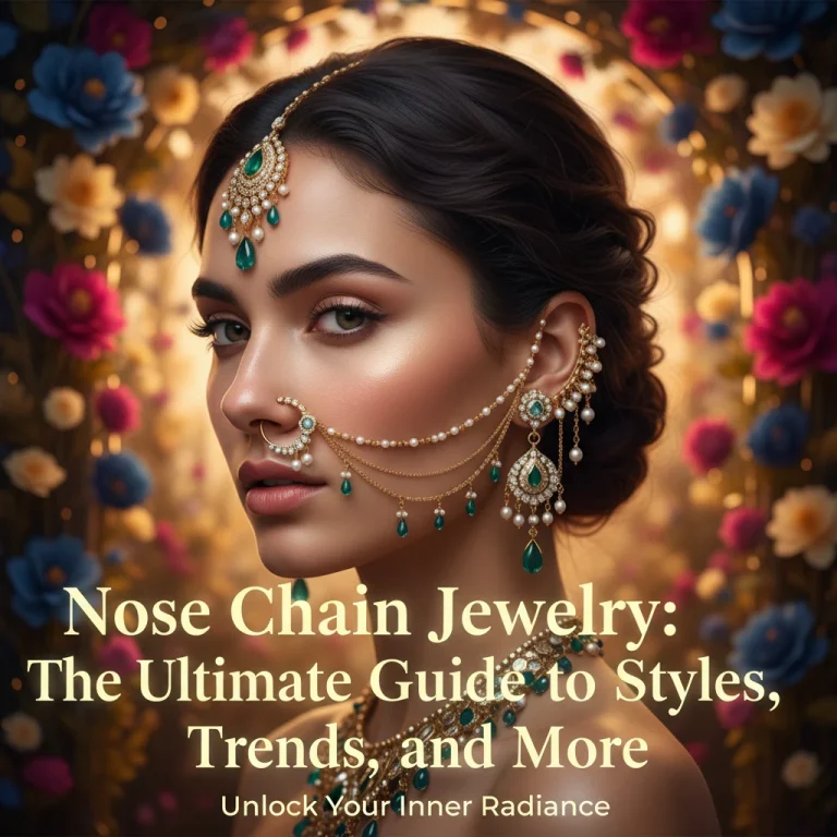 Nose Chain Jewelry: The Ultimate Guide to Styles, Trends, and More