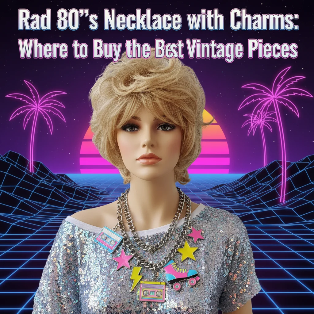 Rad 80’s Necklace with Charms: Where to Buy the Best Vintage Pieces