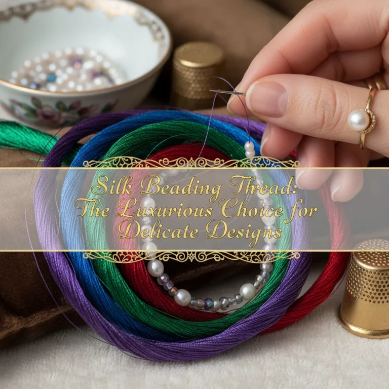 Silk Beading Thread: The Luxurious Choice for Delicate Designs