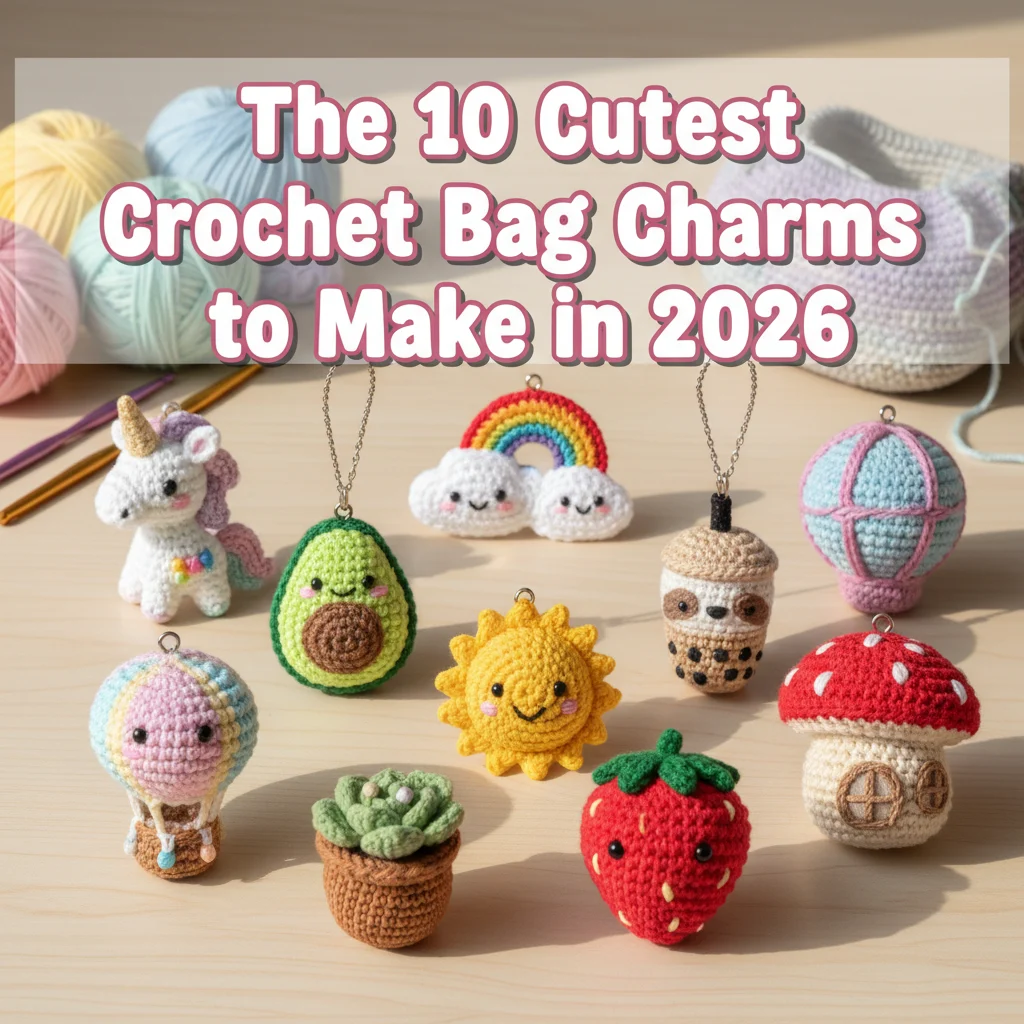 The 10 Cutest Crochet Bag Charms to Make in 2026