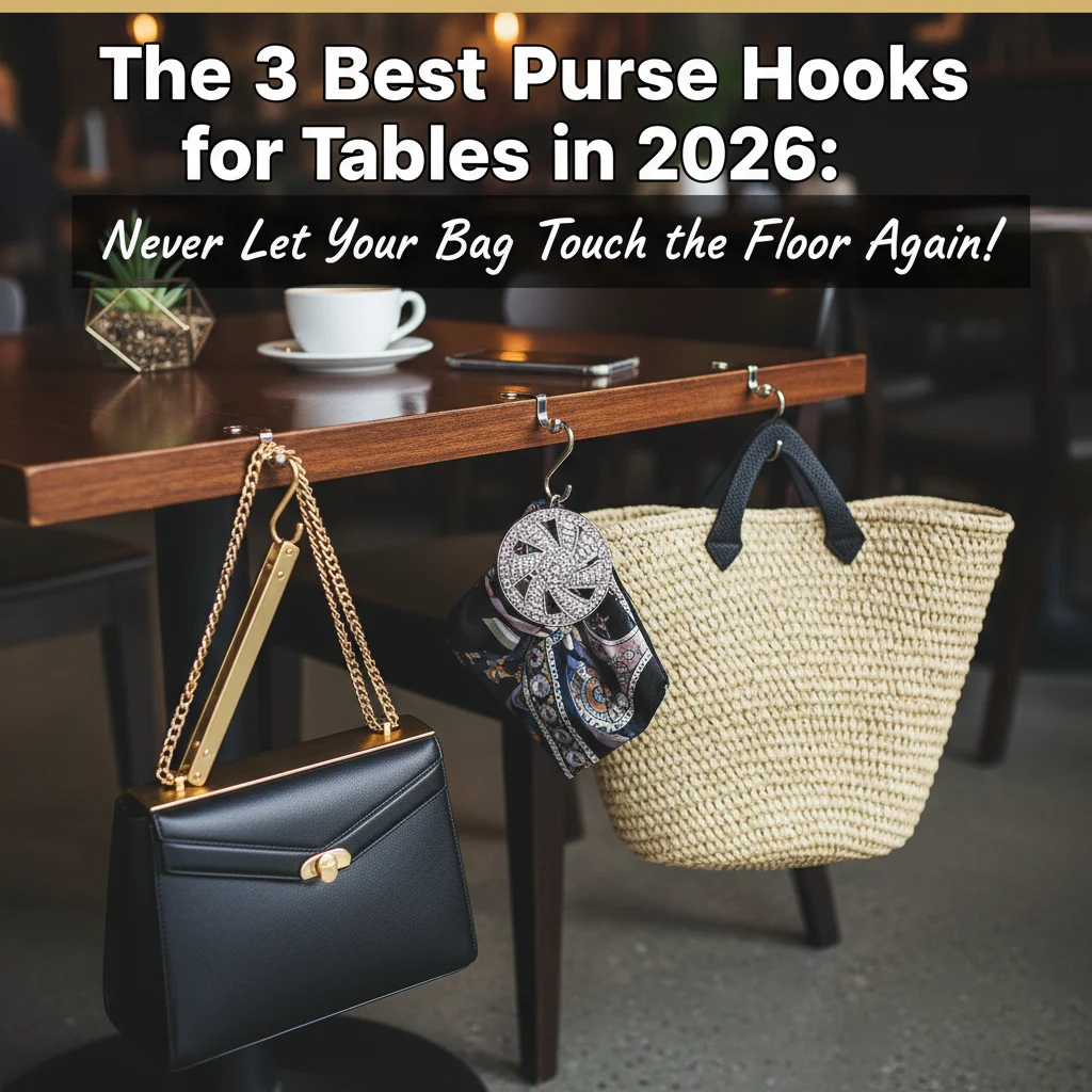 The 3 Best Purse Hooks for Tables in 2026: Never Let Your Bag Touch the Floor Again!