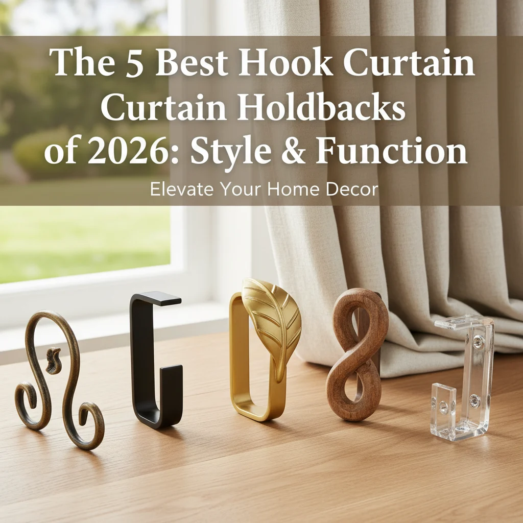 The 5 Best Hook Curtain Holdbacks of 2026: Style & Function