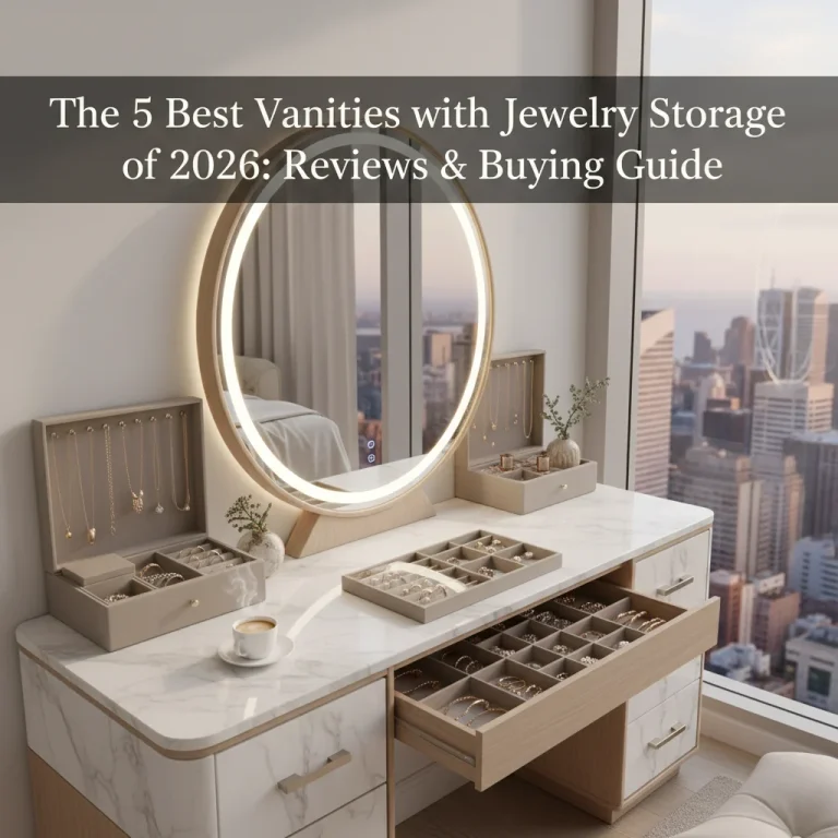 The 5 Best Vanities with Jewelry Storage of 2026: Reviews & Buying Guide