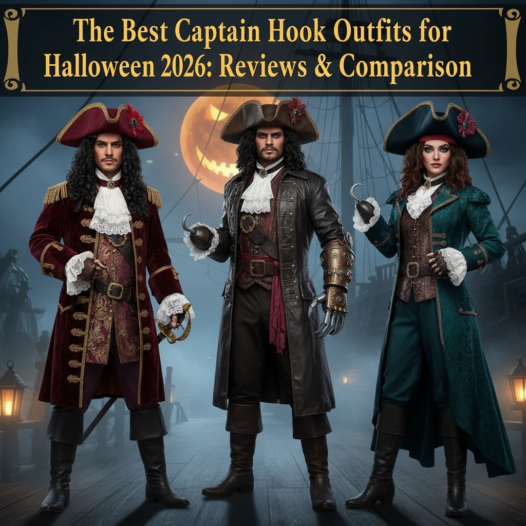 The Best Captain Hook Outfits for Halloween 2026: Reviews & Comparison