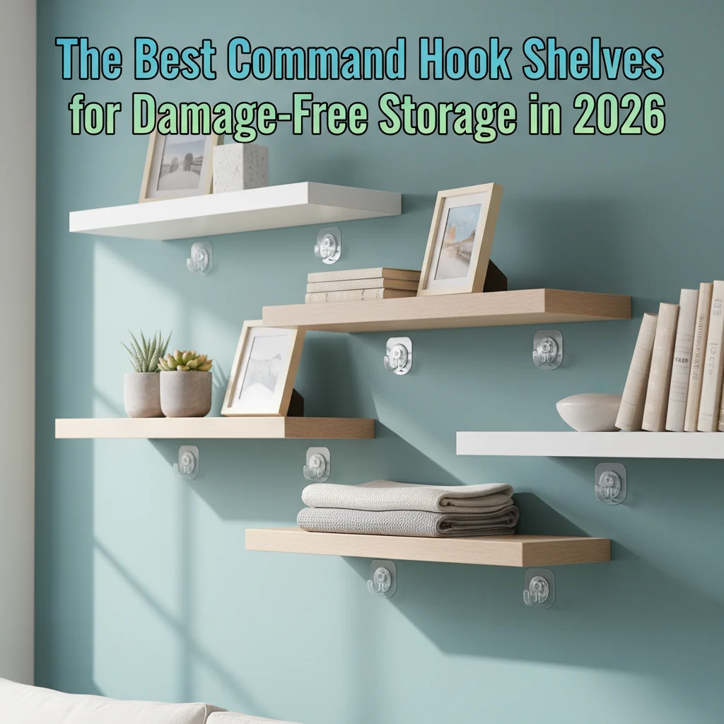 The Best Command Hook Shelves for Damage-Free Storage in 2026