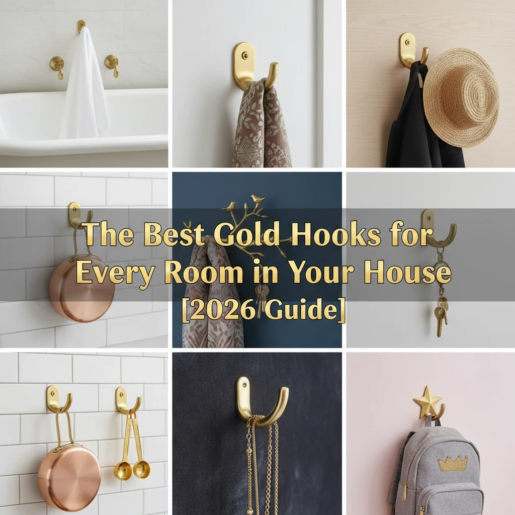 The Best Gold Hooks for Every Room in Your House [2026 Guide]