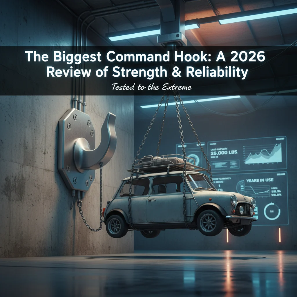 The Biggest Command Hook: A 2026 Review of Strength & Reliability