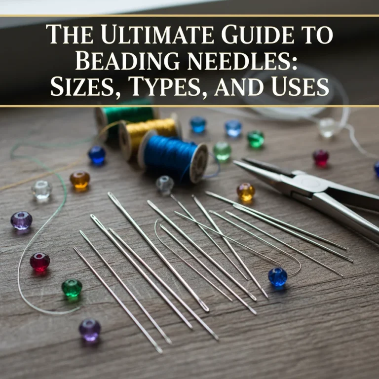 The Ultimate Guide to Beading Needles: Sizes, Types, and Uses
