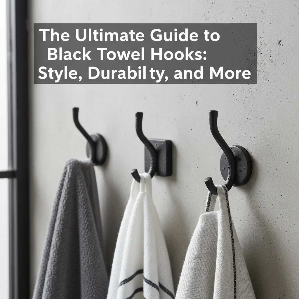 The Ultimate Guide to Black Towel Hooks: Style, Durability, and More