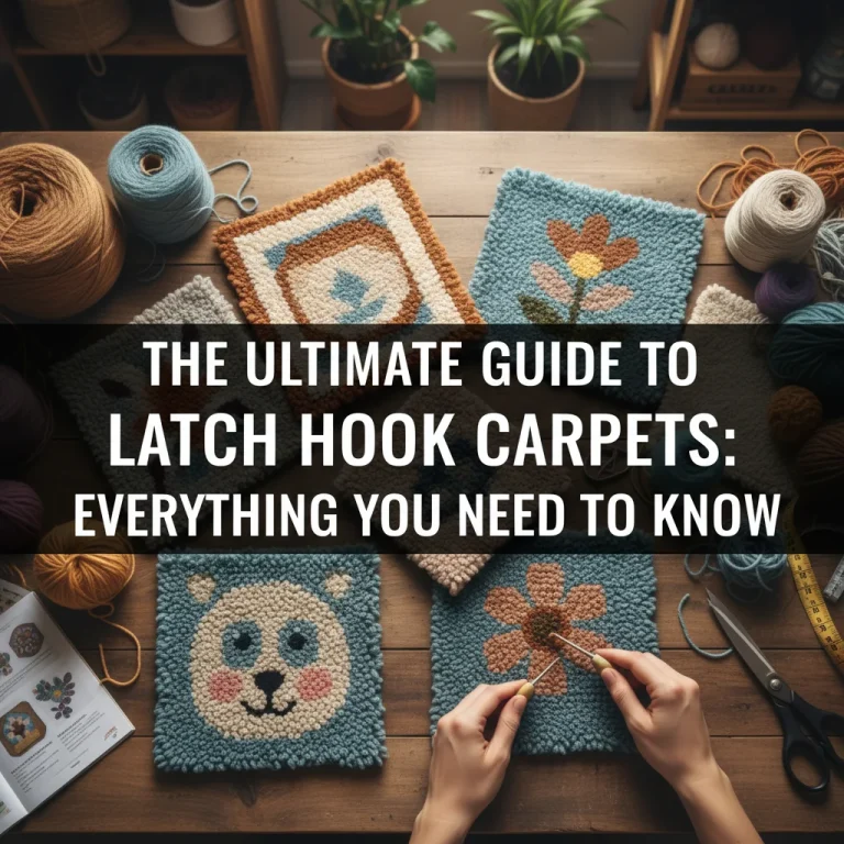 The Ultimate Guide to Latch Hook Carpets: Everything You Need to Know