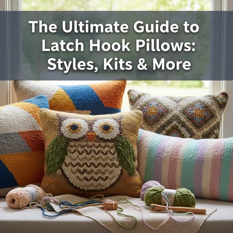 The Ultimate Guide to Latch Hook Pillows: Styles, Kits & More