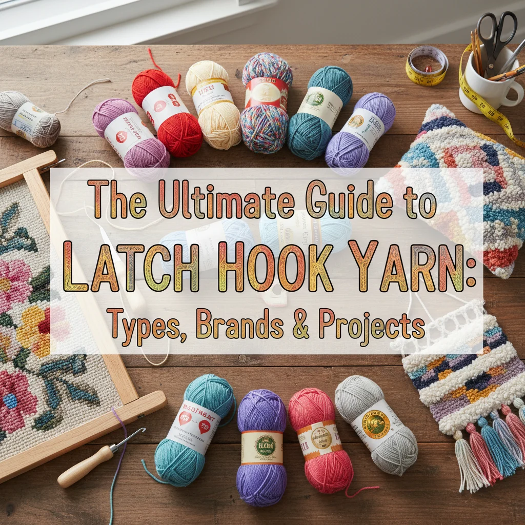 The Ultimate Guide to Latch Hook Yarn: Types, Brands & Projects