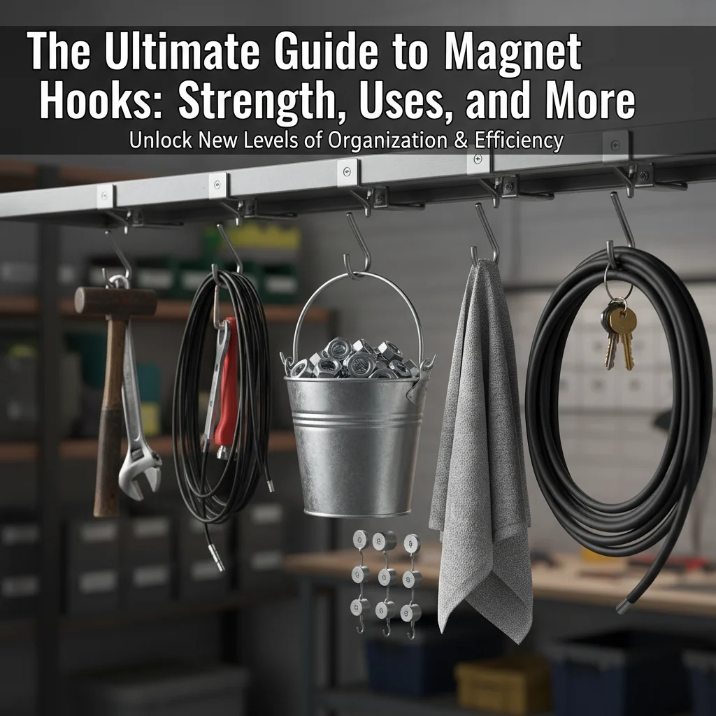 The Ultimate Guide to Magnet Hooks: Strength, Uses, and More