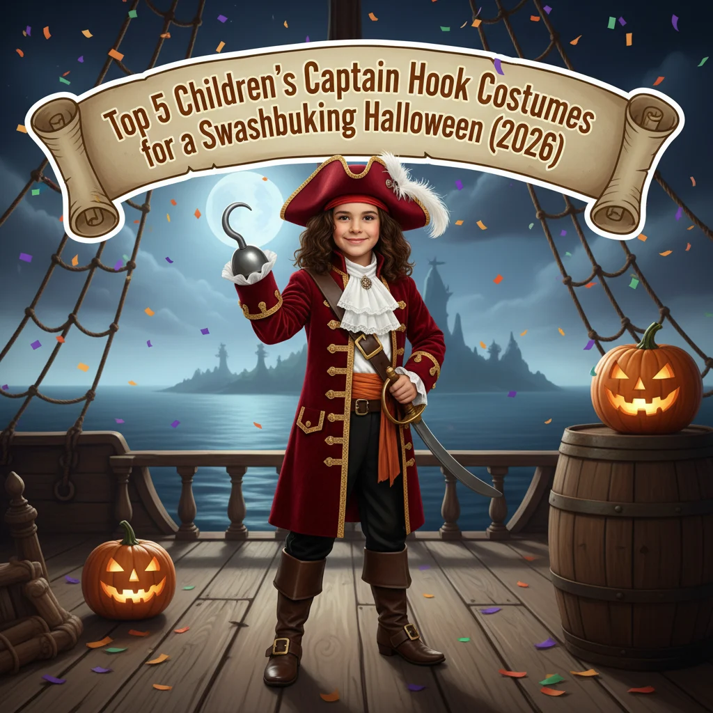 Top 5 Children’s Captain Hook Costumes for a Swashbuckling Halloween (2026)