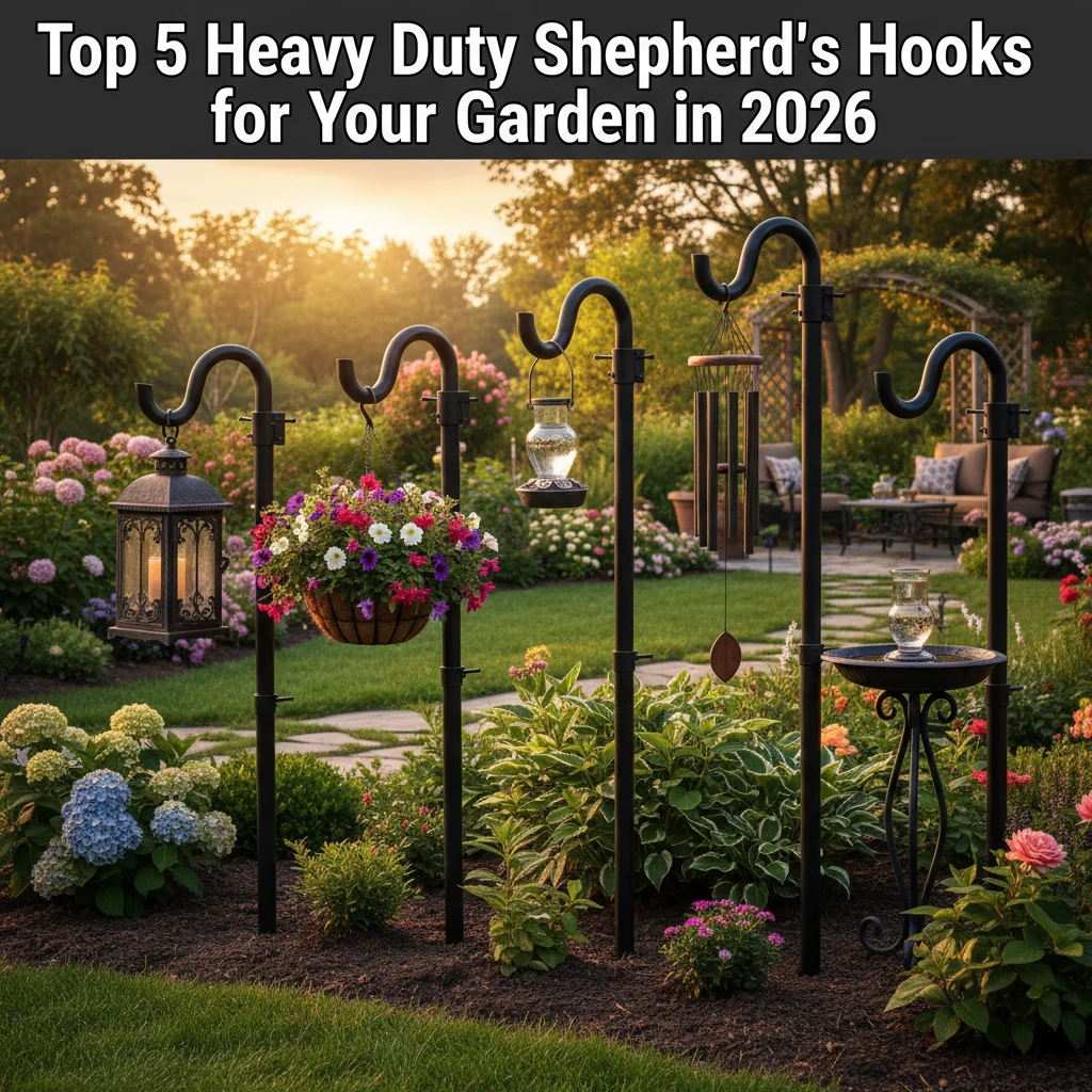 Top 5 Heavy Duty Shepherd’s Hooks for Your Garden in 2026