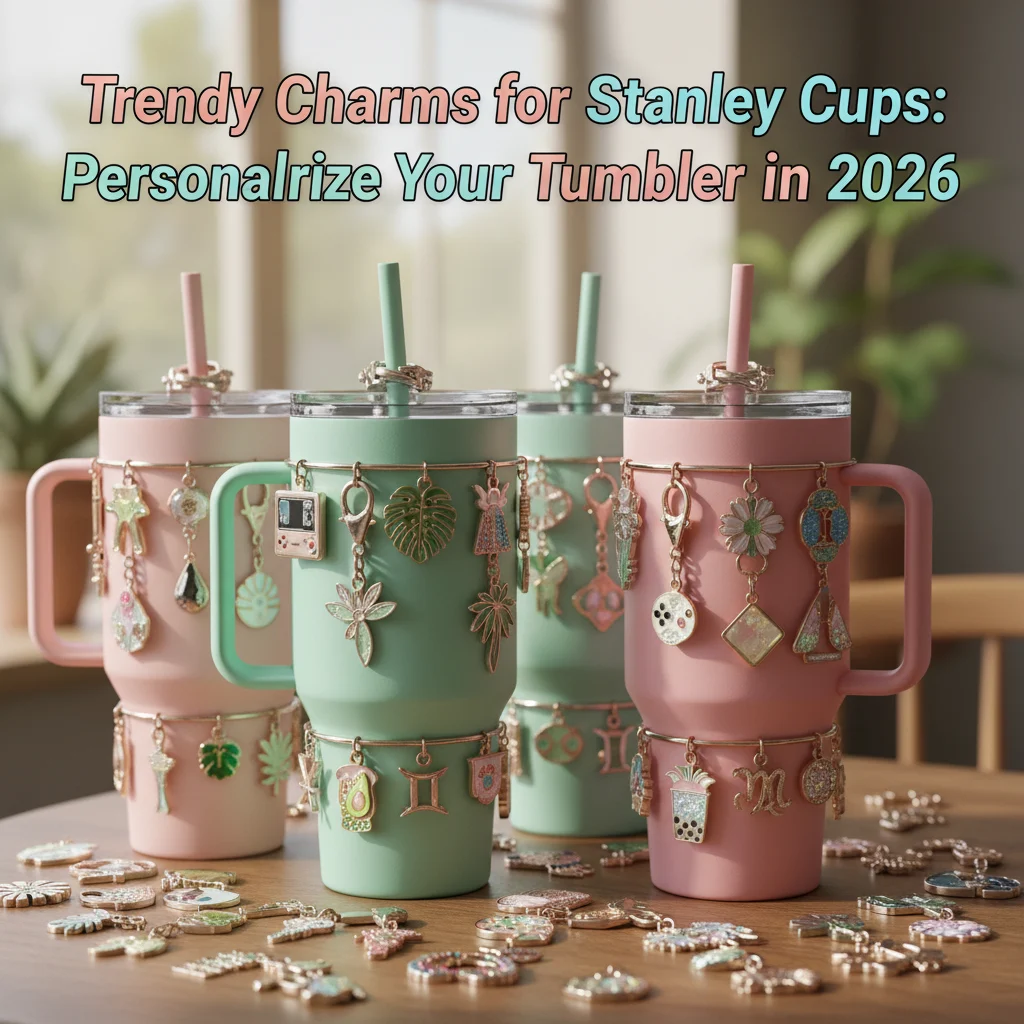 Trendy Charms for Stanley Cups: Personalize Your Tumbler in 2026
